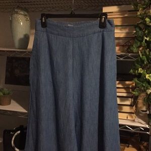 Madewell Wide leg denim crp pants like new & comfy